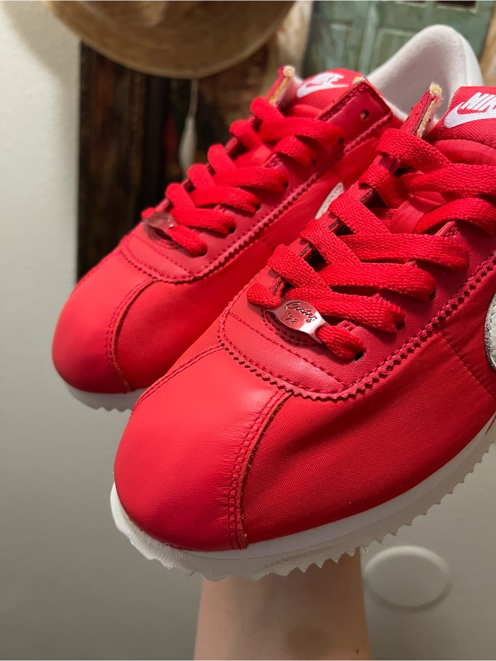 Nike Cortez Basic Nylon Red sneakers rare - Picture 12 of 16